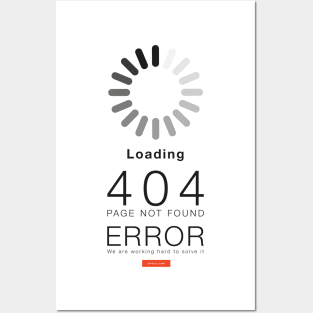 404 Not Found Posters and Art